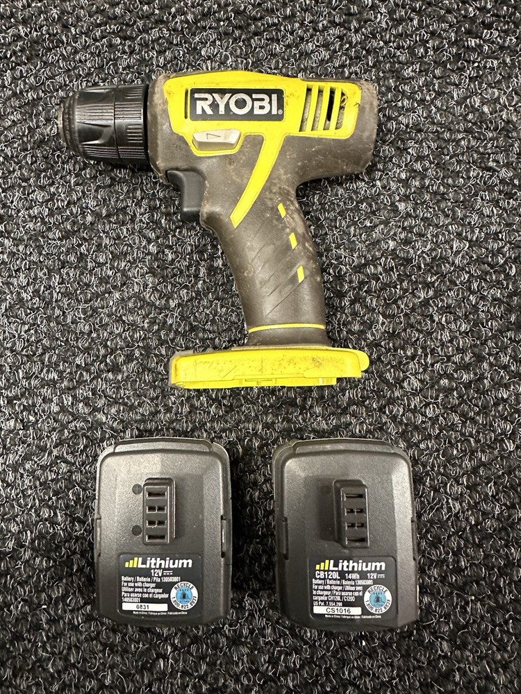 RYOBI Drill  HJP 001. Two Battery . No Charger