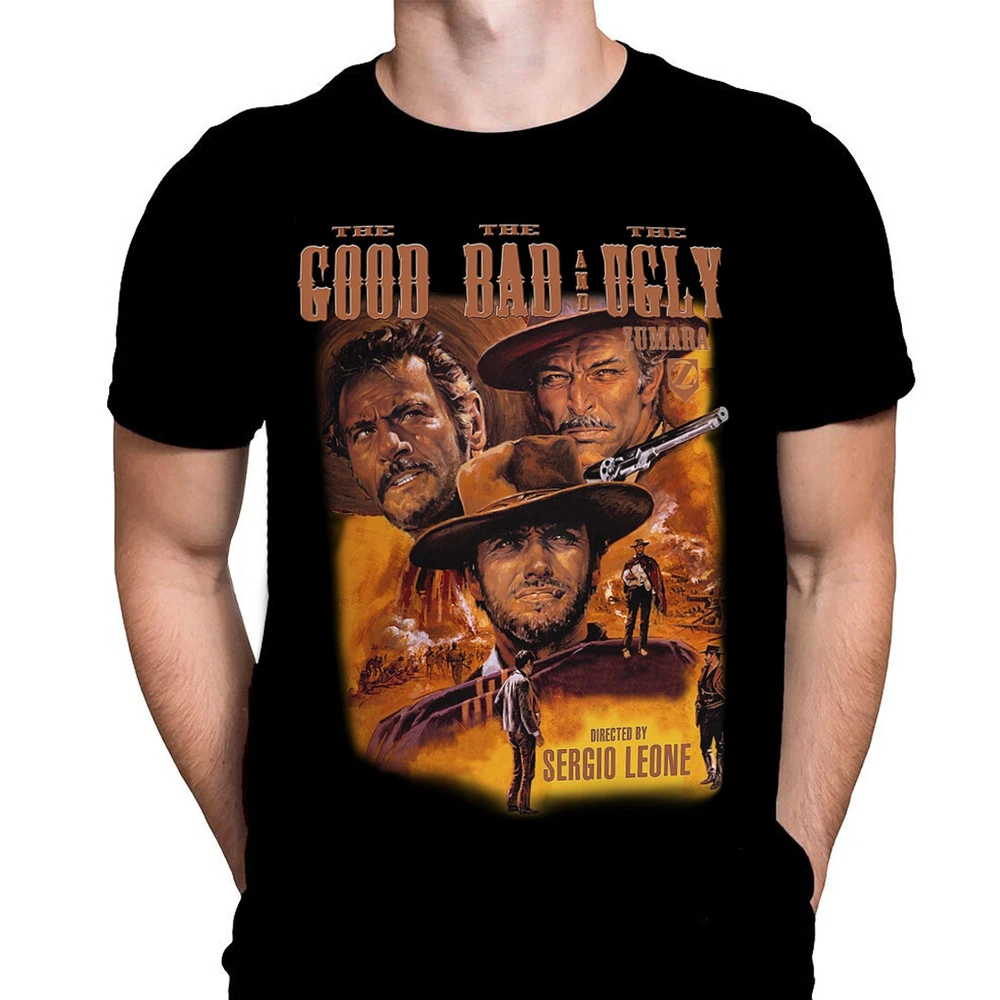 THE GOOD BAD & UGLY - T-Shirt - Sizes S - 4XL - Classic Spaghetti Western