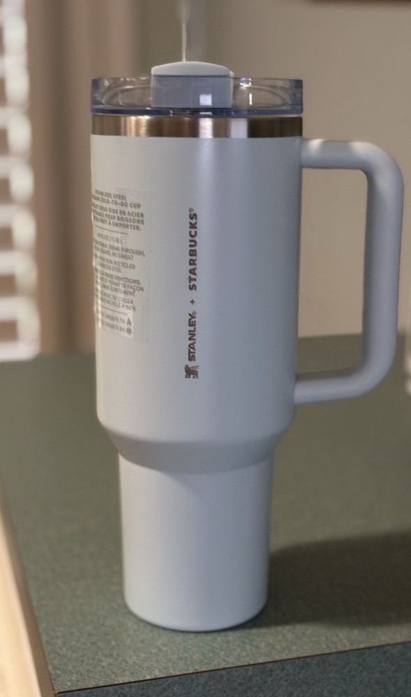 Starbucks x Stanley 40oz Spring Blue Tumbler Brand New