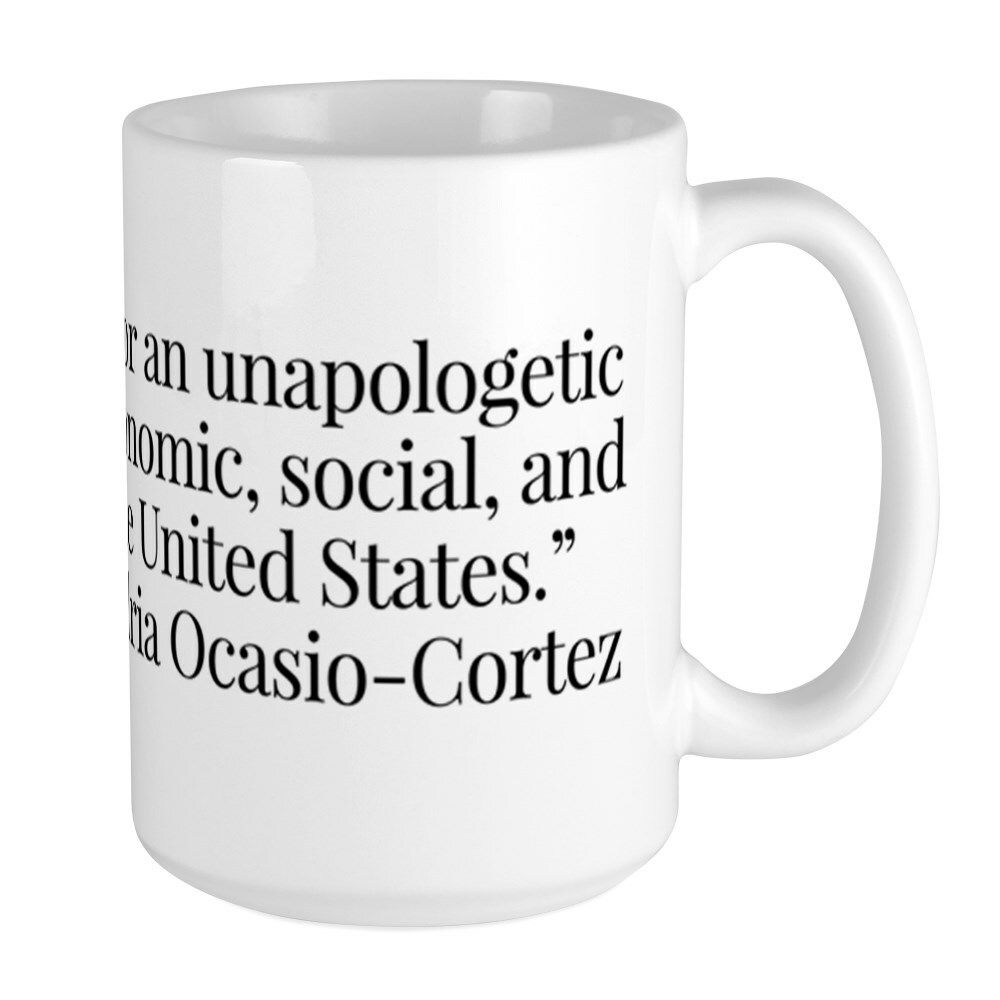 CafePress AOC Quote Coffee Mug, Large 15 oz. White Coffee Cup (456701667)