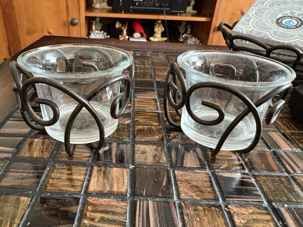 Mini Tea Light Holder Set for Candles