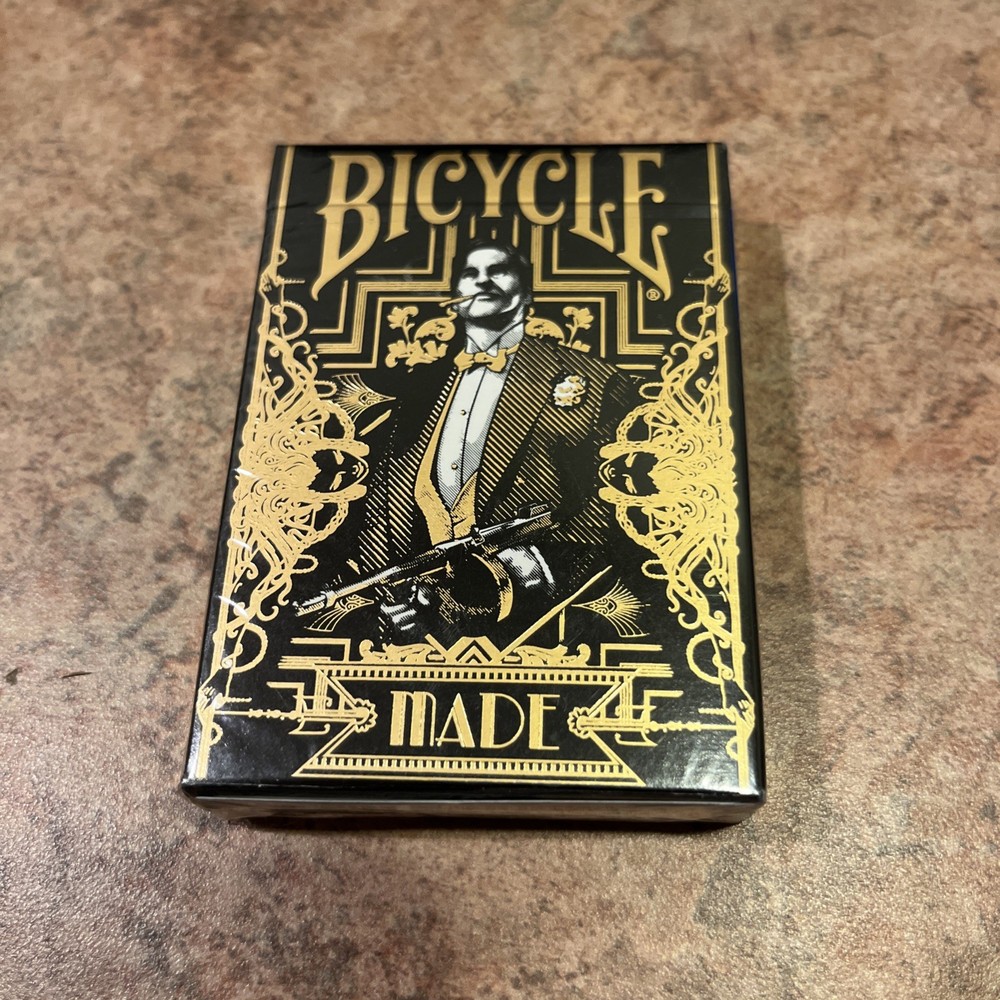 2014 Crooked Kings Mob Gold Bicycle Playing Cards Deck New Sealed