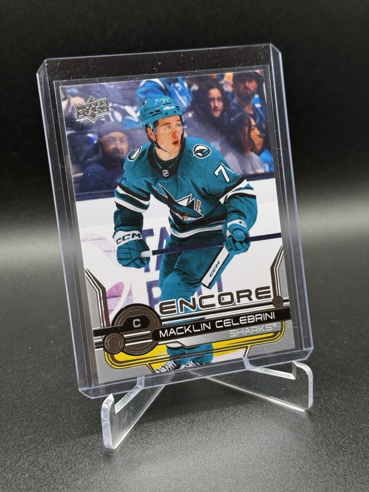 Macklin Celebrini Rookie #E-8 2024-25 Upper Deck Encore San Jose Sharks