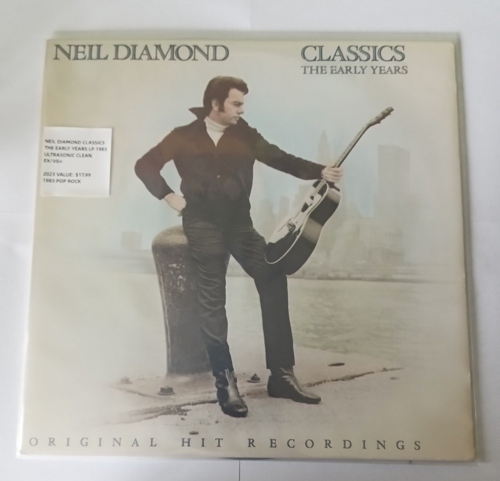 Neil Diamond Classics The Early Years Vinyl Lp 1983 Ultrasonic Clean EX/VG+