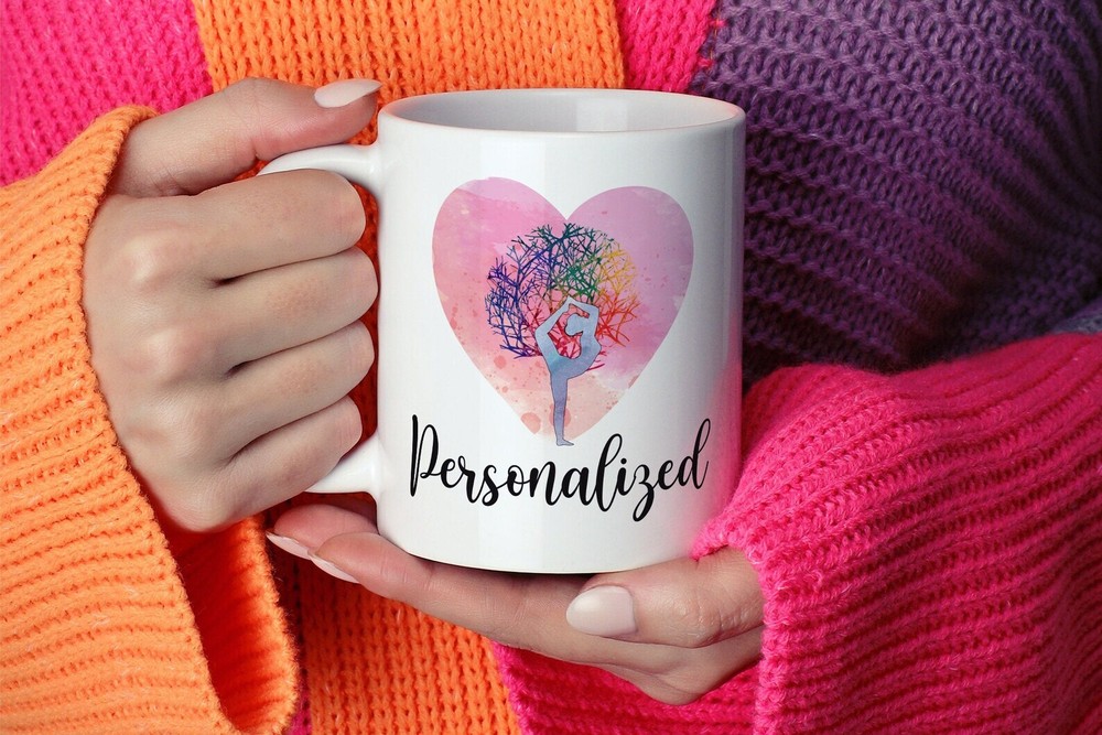 Custom Name Yoga Mug Funny Yoga Mug Gift For Yoga Teacher Yoga Lover Gifts
