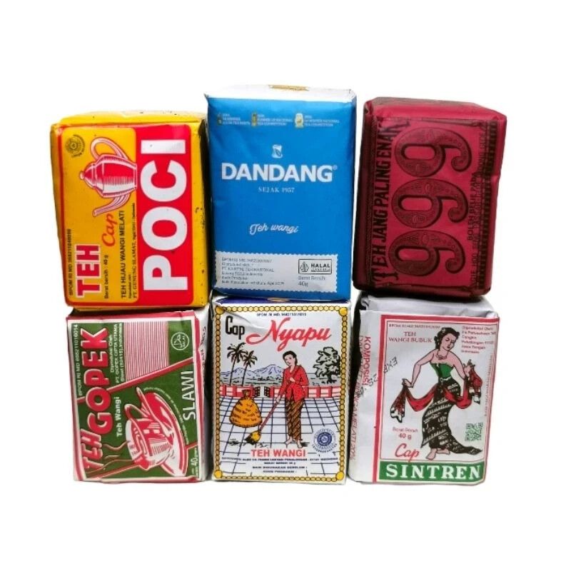 Indonesian Blended Tea Set Solo Java Traditional 6-Pack