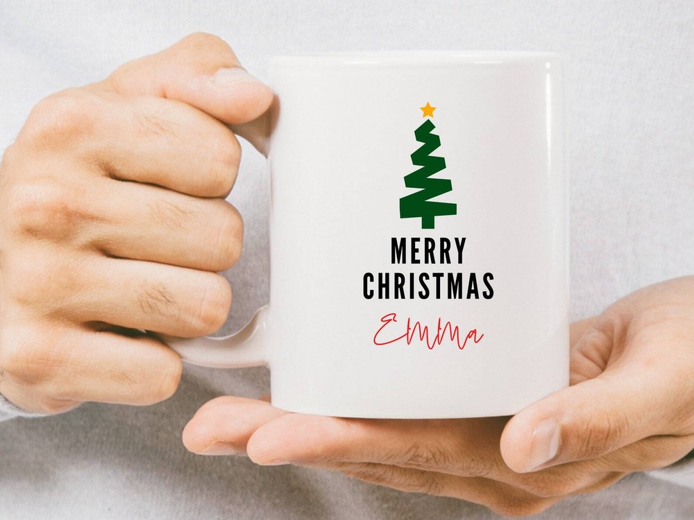 パーソナライズされたクリスマスマグシークレットサンタギフトカスタムクリスマスマグカスタムクリスマス