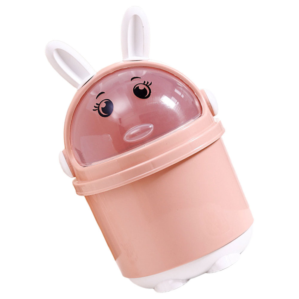 Adorable Bunny Mouse Trash Can for Kids Kitchen Office Mini Cartoon Decor