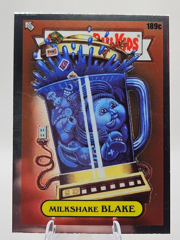 2022 Garbage Pail Kids (C parallel) Chrome 5 Milkshake BLAKE 189c GPK rare base