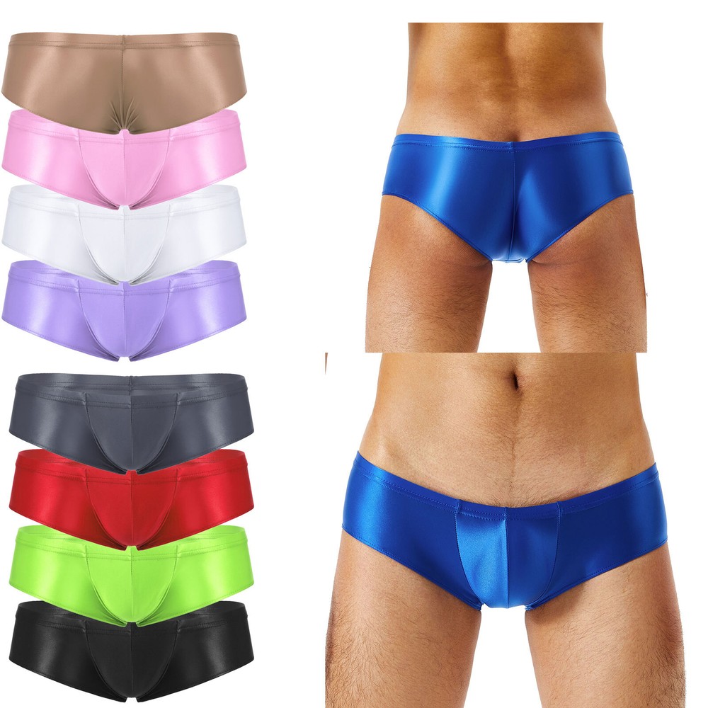 US Men Underwear Sissy Pouch Bikini Panties Seamless Swim Thongs Boxer Shorts