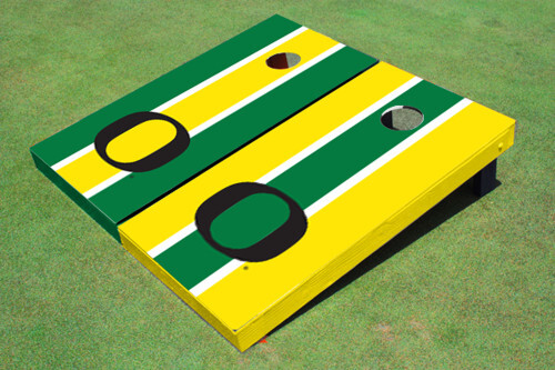 University of Oregon Alternating Long Stripe Cornhole Boards
