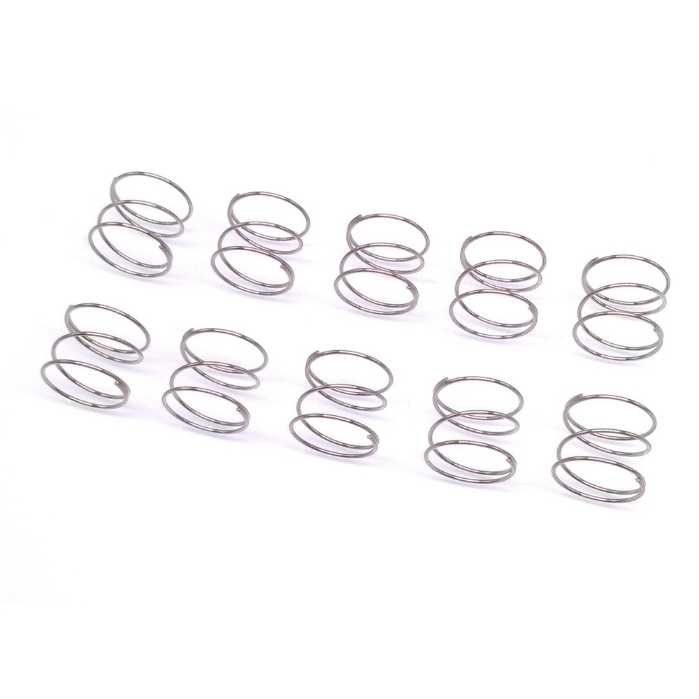 10x 0.6mm Stainless Steel Compression Springs 12mm OD 10mm Length