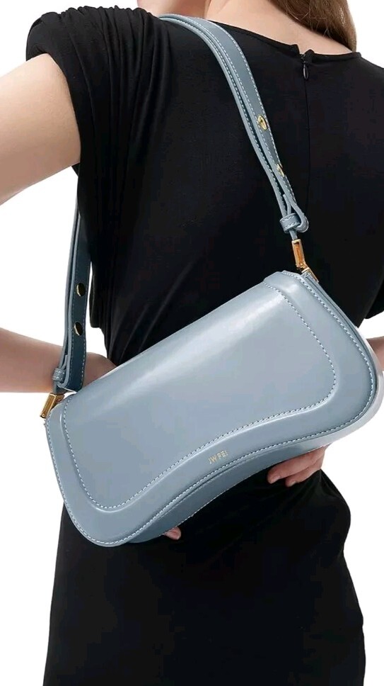 JW PEI Light Blue Joy Shoulder Bag for Women Open Box Condition