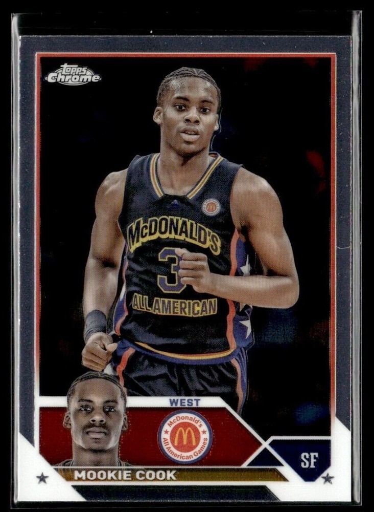 2023-24 TOPPS CHROME MOOKIE COOK MCDONALD'S ALL AMERICAN #15