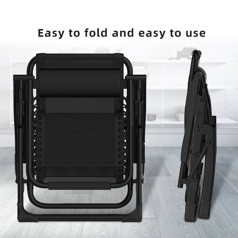 Oversized Zero Gravity Reclining Lounge Chair with Comfort Pad