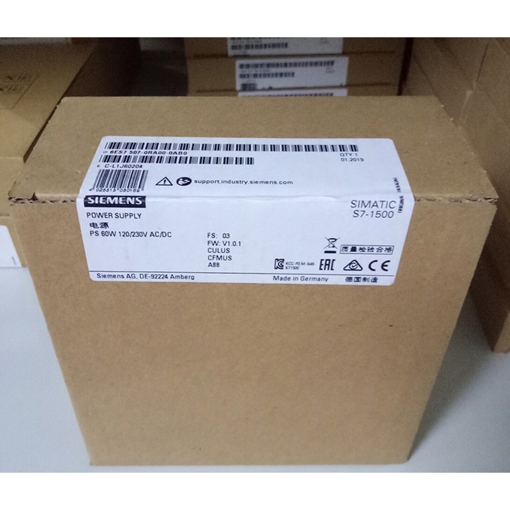 One New 6ES7507-0RA00-0AB0 6ES75070RA000AB0 In Box Expedited Shipping #F8