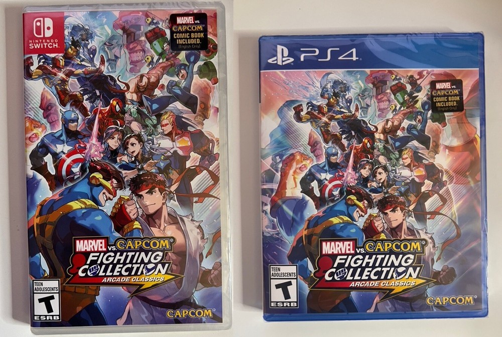 Marvel Vs Capcom Fighting Collection Nintendo Switch PlayStation 4 Bundle
