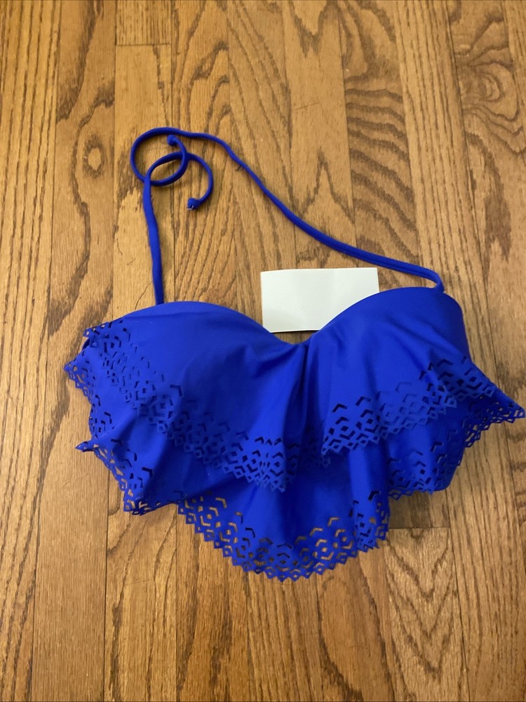 Blue Bikini Top Size L