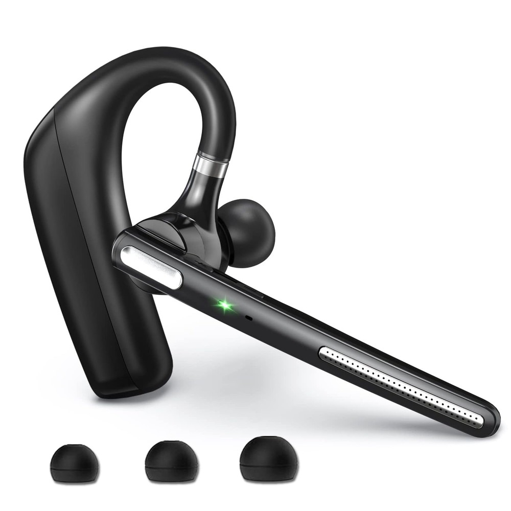 Bluetooth Headset V5.4, Wireless Bluetooth Earpiece with CVC8.0 Dual Mic Nois...