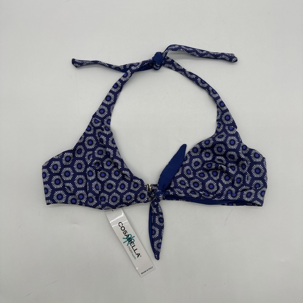 Cosabella Mare Daisy Blue Bir JNS It Underwire Top Swim Women 2 In Italy.#34599
