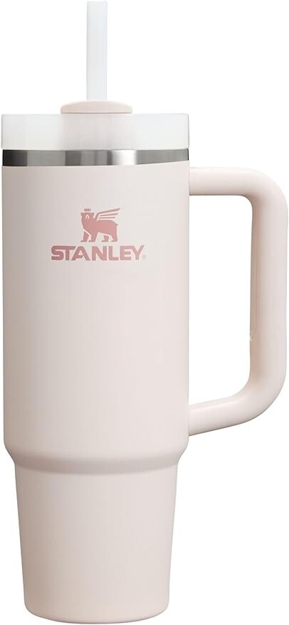 Stanley  H2.0 FlowState Tumbler with Lid and Straw Rose Quartz 2.0, 30 OZ/0.89L