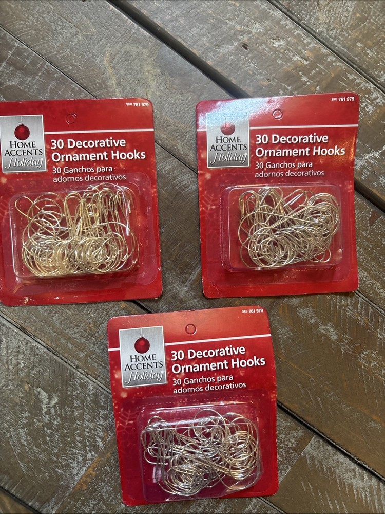 30-Pack Decorative Ornament Hooks for Christmas Tree Home Accents-image