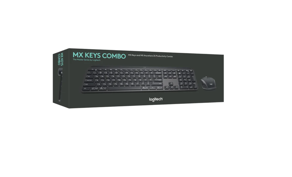 Logitech MX Keys S Combo – Advanced Wireless Keyboard & Mouse Set, Bluetooth,USB