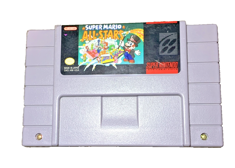 Authentic Super Mario All-Stars SNES Cartridge Only