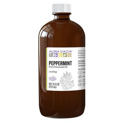 Peppermint Essential Oil 16 Oz  by Aura Cacia