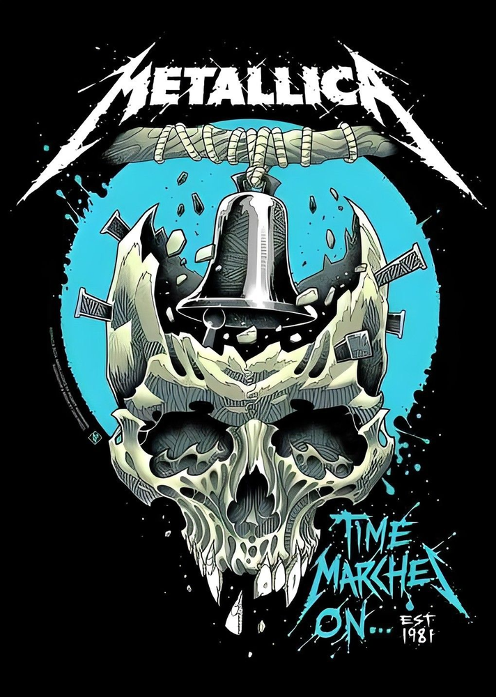 METALLICA Time Marches On... Rock Band POSTER 18