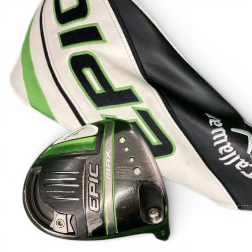 Callaway Epic Max Driver HEAD ONLY 10.5 degree ( RH ) w/cover