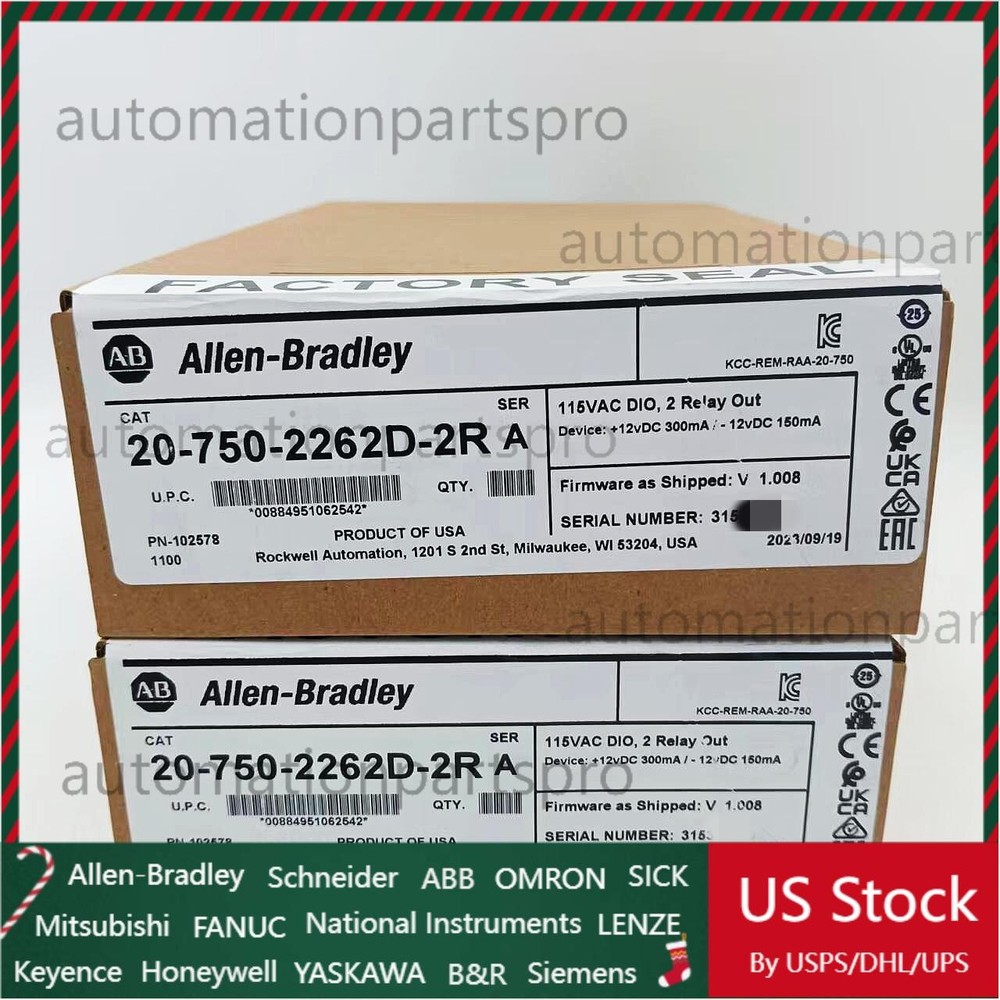 Allen Bradley 20-750-2262D-2R /A PowerFlex 750 115V I/O Module US Free Tax