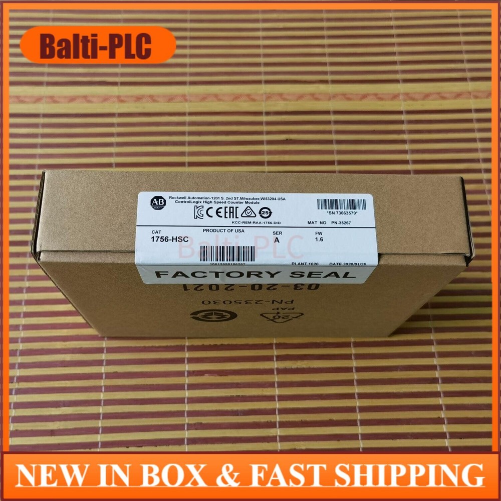 New Sealed Allen-Bradley 1756-HSC ControlLogix High Speed Counter Module