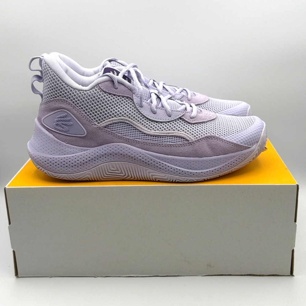 Under Armour Shoes Mens Size 10.5 Purple Curry 3Z 24 SDE Basketball 3028191 500