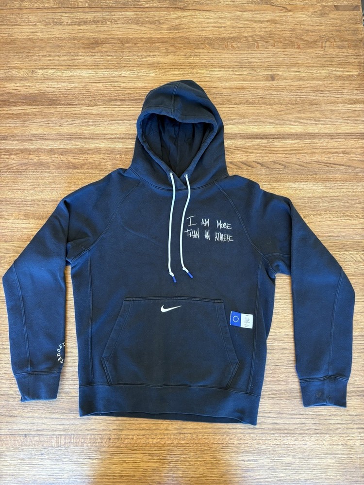 Nike x UN LeBron James More Than An Athlete Hoodie Mens Small Black Pullover