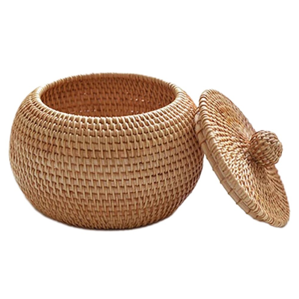 Vietnamese Autumn Vine Rattan Storage Basket for Rustic Storage Solutions