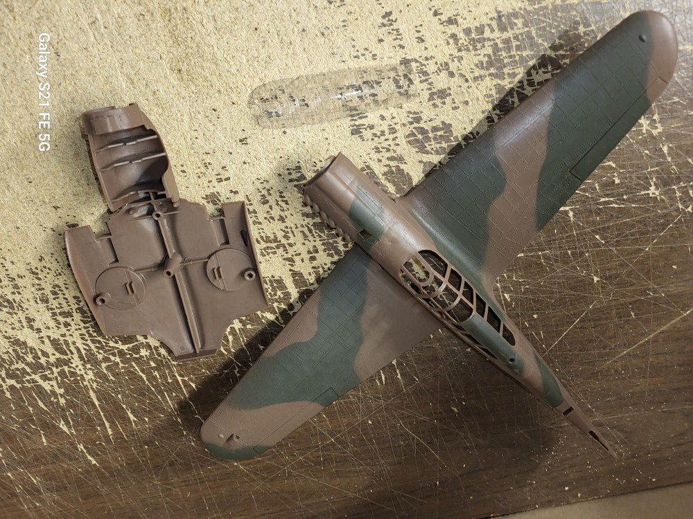 NOS Testors WWII Tethered Airplane Fuselage Replacement Parts  