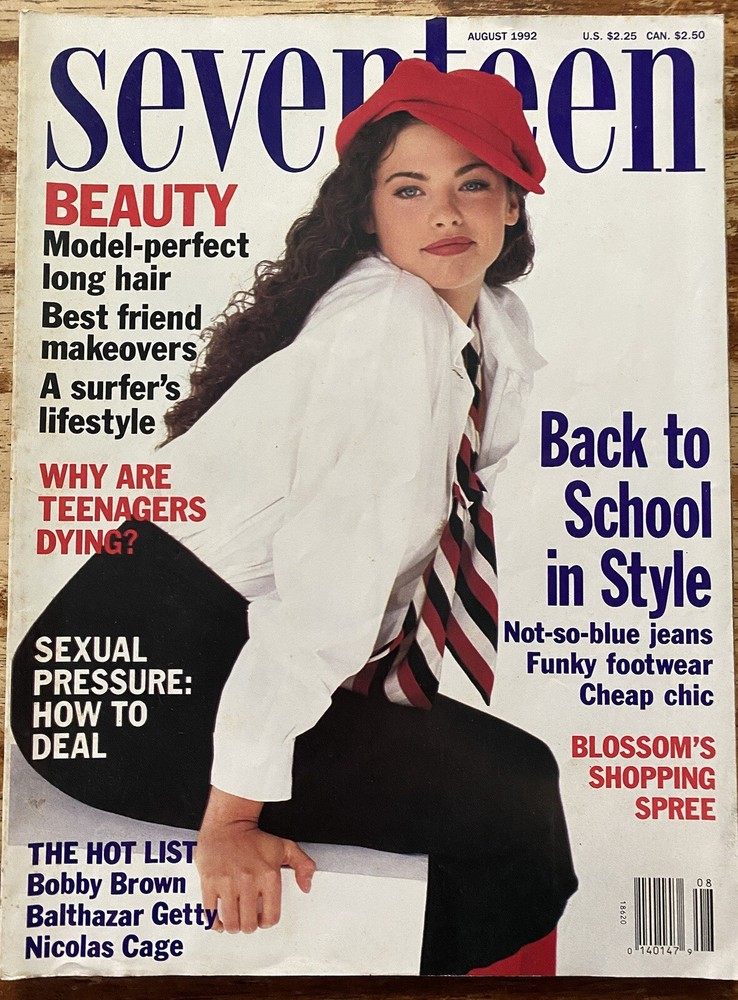 Back To School Issue Vintage Seventeen August 1992 Mayim Surfer Girls 90s Styles-image