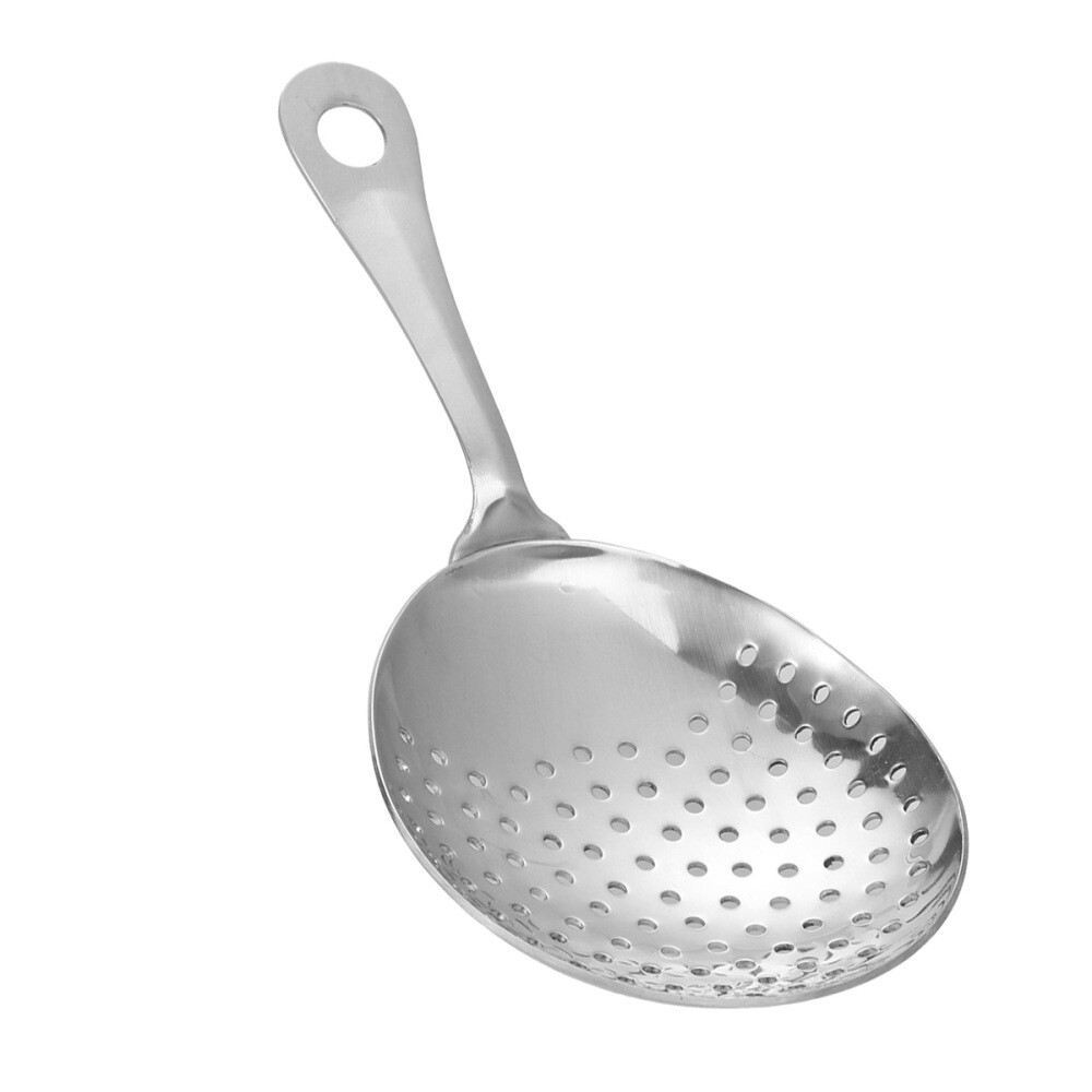 1PC Spherification Spoon Oil Strainer Basket Slotted Ladle Large Skimmer Spoon