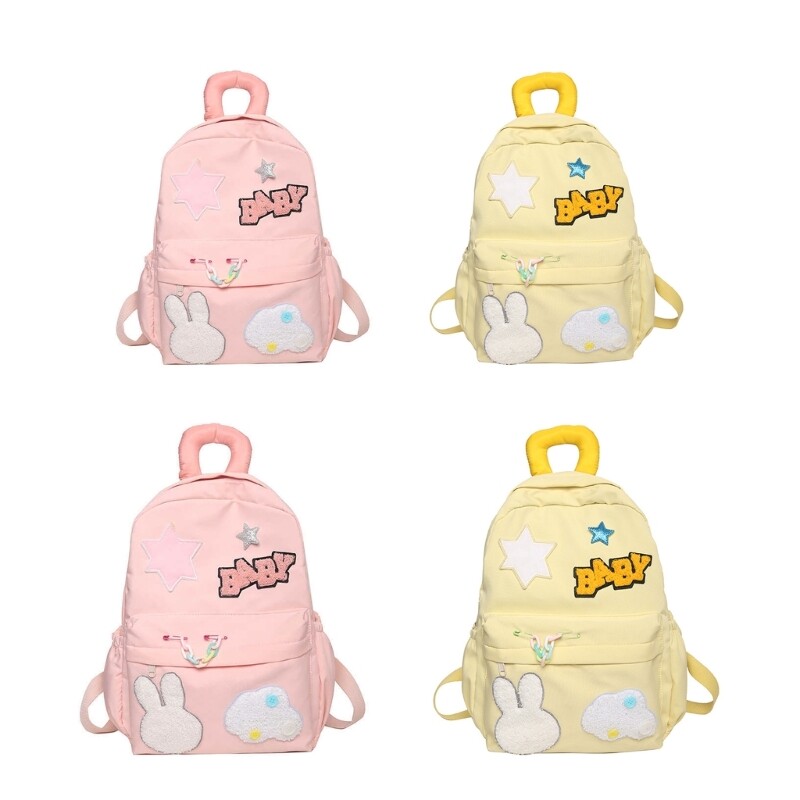 School Backpack Teen Boys Girls Large Capacity Laptop Bag Nylon Daypack Rucksack