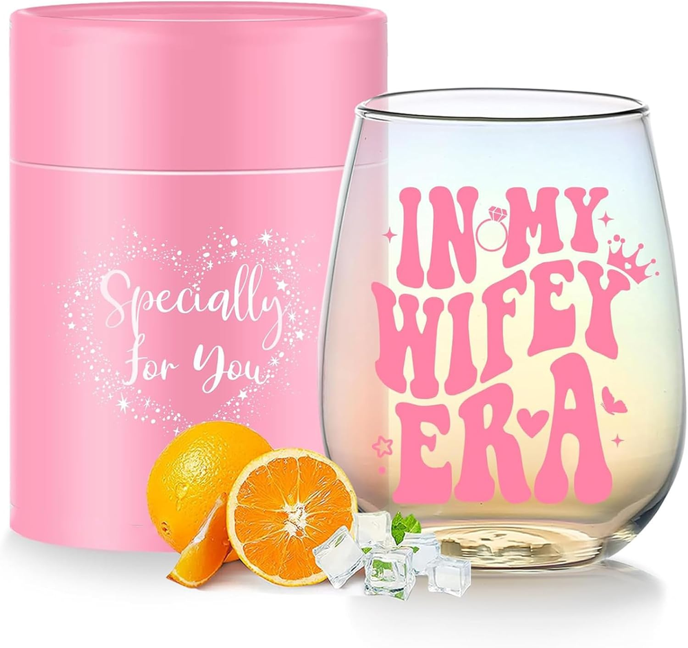 Bride to Be Engagement Gifts for Her Cool Bridal Shower Wedding Gifts Wine Glass