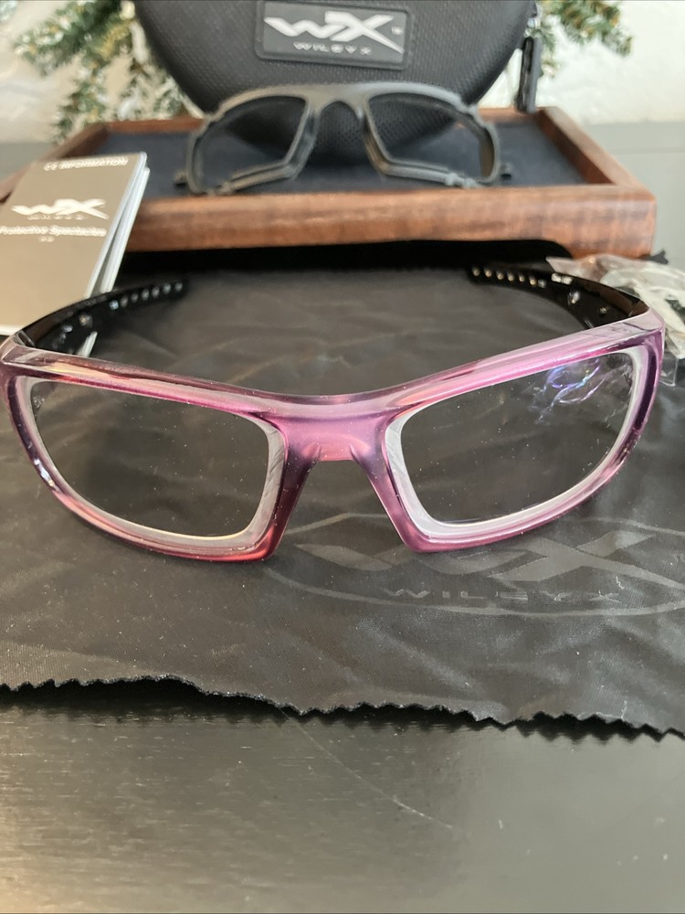 Wiley X Arrow Z87 2+ Clear Safety Glasses - Glasses, Foam Insert, Case and cords