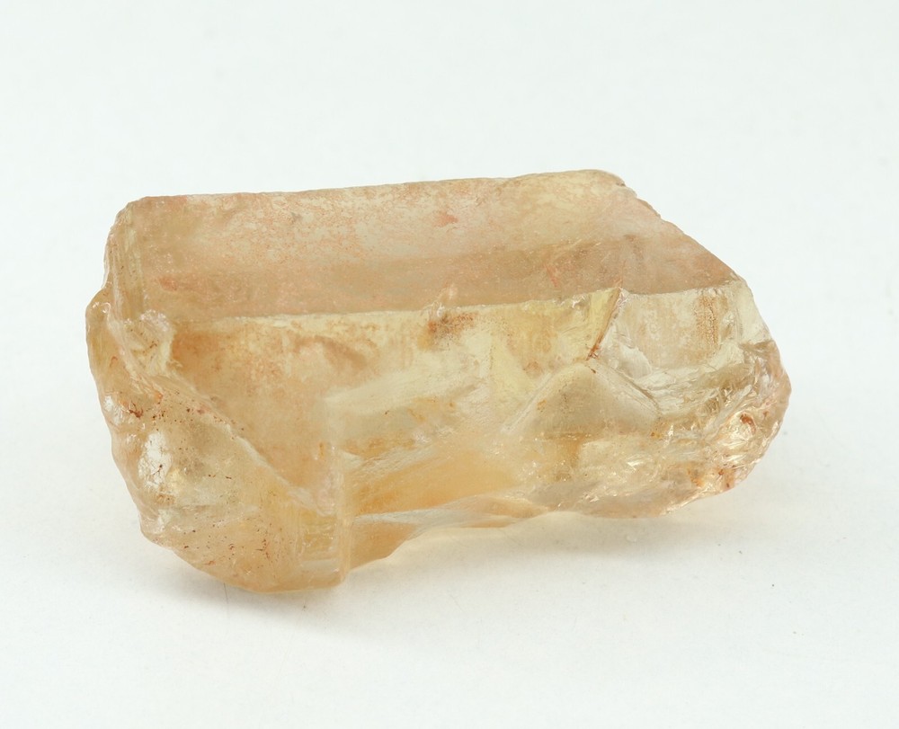 103 Ct Natural Yellow Citrine Certified Earth-Mined Faceted Rough Specimen