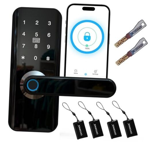 Smart Keypad Door Lock - Secure Keyless Entry for Homes & Bedrooms