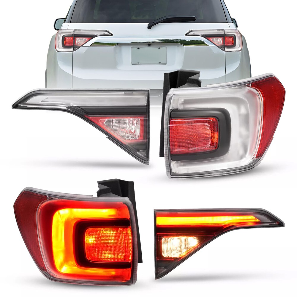 Pair Tail Lights Rear Brake Lamps Fit For GMC Acadia 2017 2018 2019 Left + Right