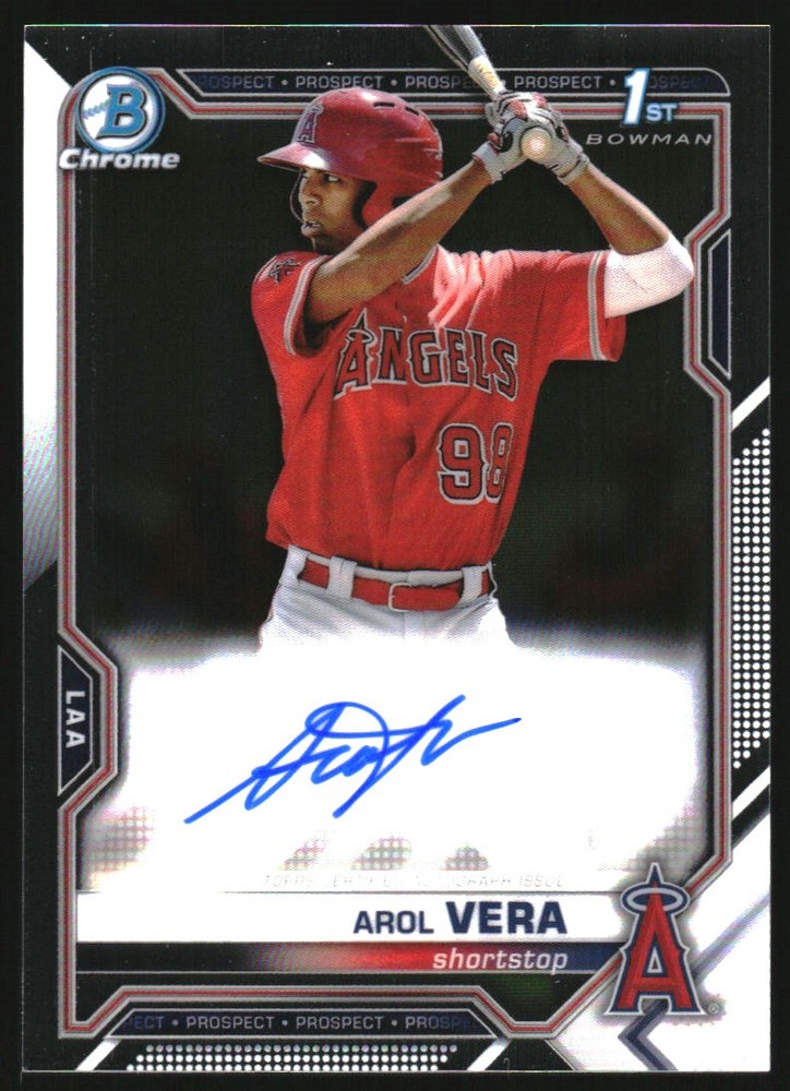 2021 Bowman Chrome Prospect Autographs #CPAAVE Arol Vera
