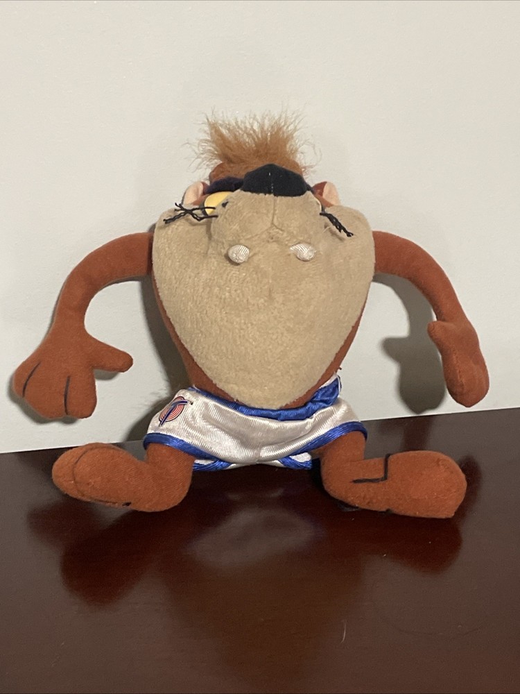 Vintage 1996 McDonald's Space Jam Taz Plush Toy Warner Bros