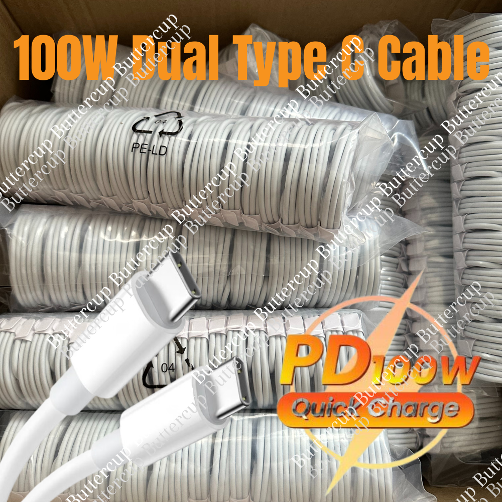 100W Type-C to USB-C Fast Charger Cable Cord Lot For iPhone 15 Pro Max/Samsung