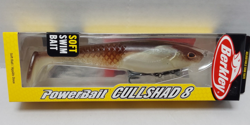 Berkley PowerBait CullShad 8 Inch Soft Swim Fishing Bait Lure