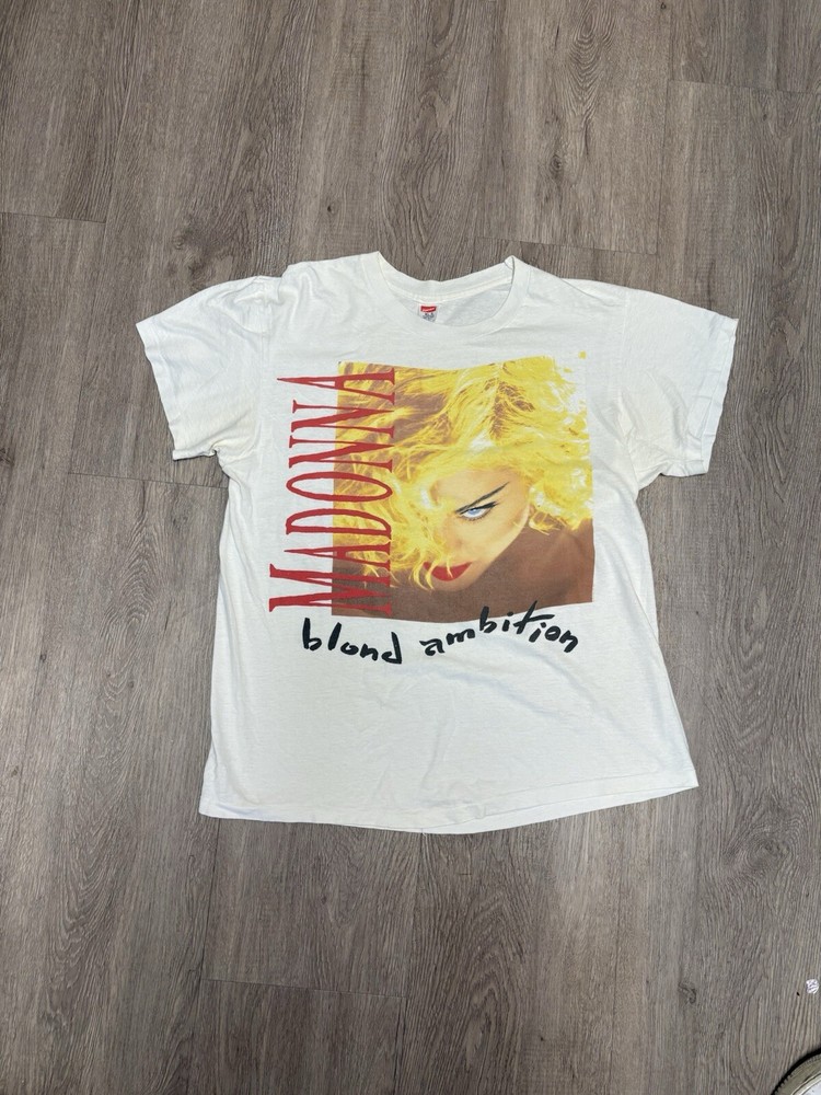 Vintage MADONNA Blond Ambition Tour 1990 T-Shirt Size XL